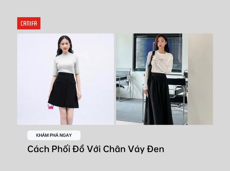 Cô gái mặc chân váy xòe ngắn màu pastel, áo sơ mi trắng thanh lịch 